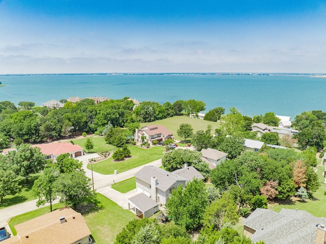 806 Twin View St, Heath, TX 75032 - aerial view of residential area featuring a nearby body of water