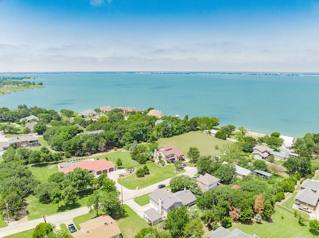 806 Twin View St, Heath, TX 75032 - aerial perspective of suburban area with a large body of water