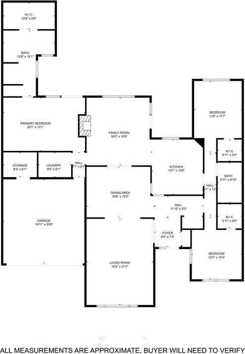 3009 Chimney Hill Dr, Waco, TX 76708 - property floor plan