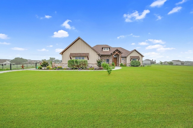 134 Southern Ct, Springtown, TX 76082 - view of front of home with board and batten siding and stone siding