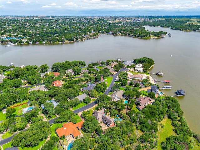 8921 Crest Ridge Dr, Fort Worth, TX 76179 - aerial view of residential area with a nearby body of water