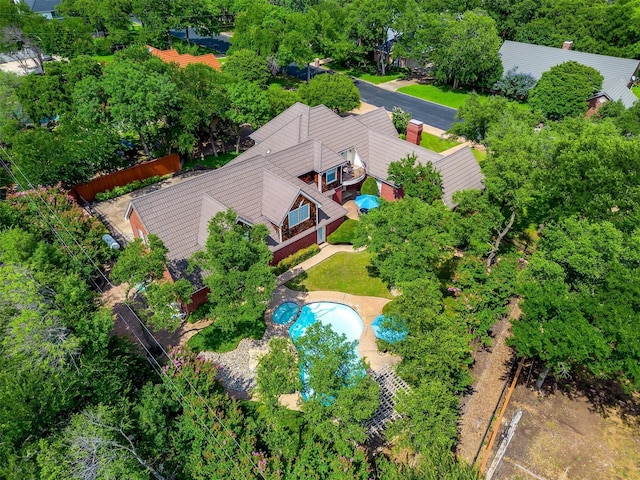 8921 Crest Ridge Dr, Fort Worth, TX 76179 - view of subject property with a pool