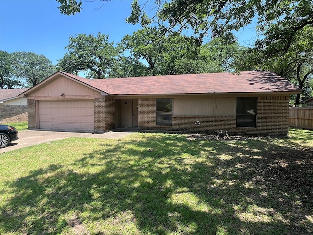 736 Lake Crest Pkwy, Azle, TX 76020 - single story home with brick siding, a garage, and driveway