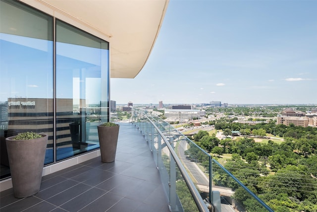 3130 N Harwood St Unit 1804, Dallas, TX 75201 - balcony with a city view