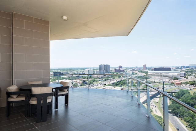 3130 N Harwood St Unit 1804, Dallas, TX 75201 - balcony featuring a view of city