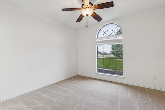 3076 W Alamosa Dr, Terrell, TX 75160 - carpeted empty room with ceiling fan and baseboards