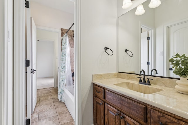 3076 W Alamosa Dr, Terrell, TX 75160 - bathroom featuring vanity and shower / tub combo