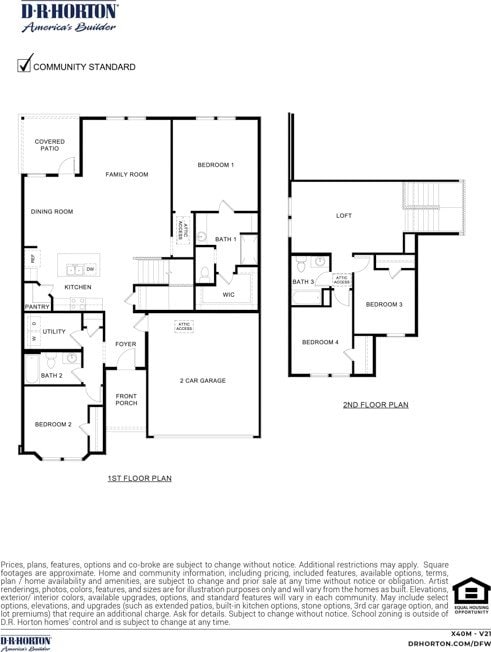 434 Drake Dr, Ferris, TX 75125 - view of property floor plan