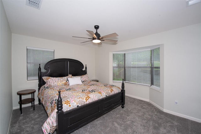 303 Llano Bnd, Holly Lake Ranch, TX 75765 - bedroom featuring carpet floors and a ceiling fan