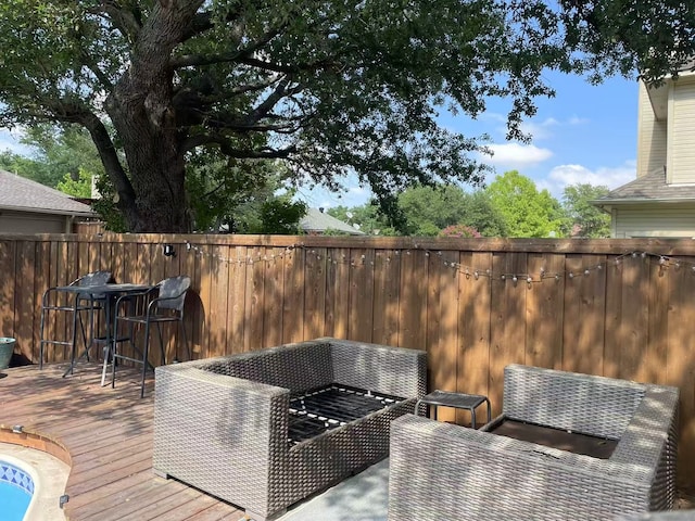11008 Hermitage Ln, Frisco, TX 75035 - view of wooden deck