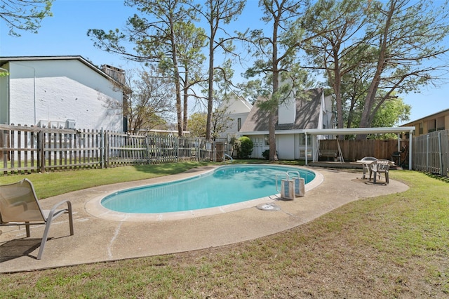 408 Hollyhill Ln, Denton, TX 76205 - view of swimming pool featuring a patio area