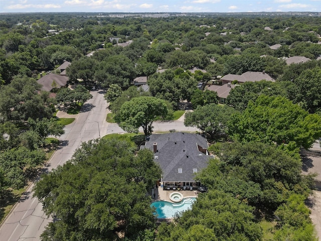 3512 Ridglea Country Club Dr, Fort Worth, TX 76116 - bird's eye view of a pool area