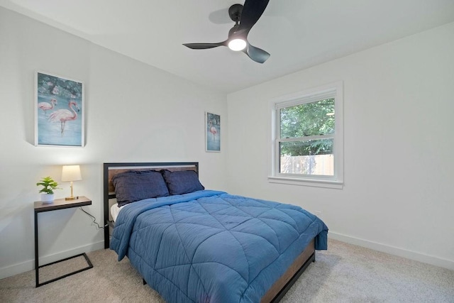 4709 Albermarle Dr, Fort Worth, TX 76132 - bedroom featuring carpet flooring, baseboards, and a ceiling fan