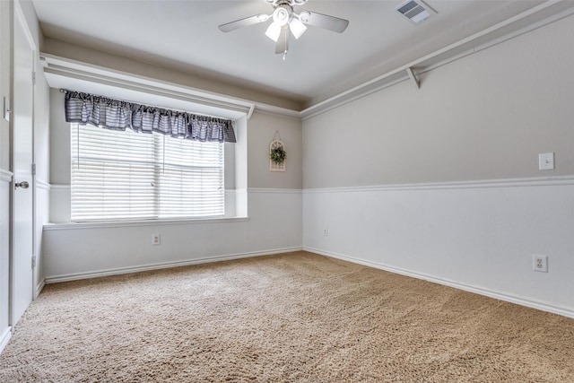 807 Autumn Hill Dr, Wylie, TX 75098 - spare room with carpet flooring, a ceiling fan, and baseboards