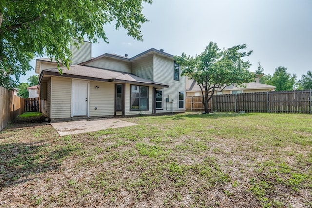 829 Foxridge Dr, Arlington, TX 76017 - rear view of property featuring a patio area and a chimney