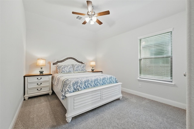 2109 Liriope Ln, Waxahachie, TX 75165 - bedroom with carpet floors, baseboards, and ceiling fan