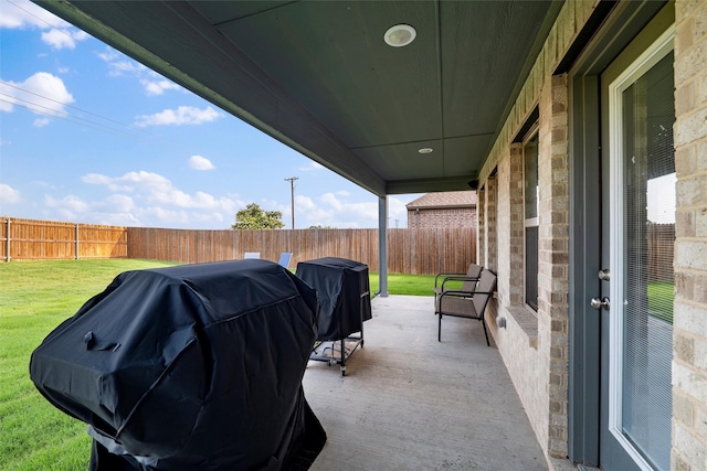 2109 Liriope Ln, Waxahachie, TX 75165 - view of patio / terrace with area for grilling