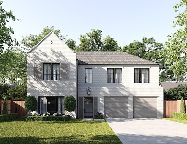6207 Marquita Ave, Dallas, TX 75214 - view of front of house with driveway, a garage, and brick siding