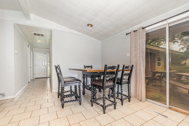 1705 Jefferson St, Commerce, TX 75428 - tiled dining area with baseboards
