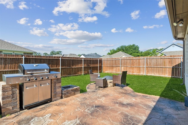 900 E 5th St, Springtown, TX 76082 - view of patio / terrace featuring area for grilling