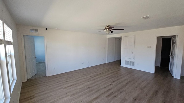 5833 Mirror Ridge Dr, Fort Worth, TX 76179 - unfurnished room featuring ceiling fan, wood finished floors, and baseboards