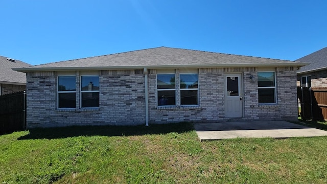5833 Mirror Ridge Dr, Fort Worth, TX 76179 - back of house featuring a patio, brick siding, and a shingled roof