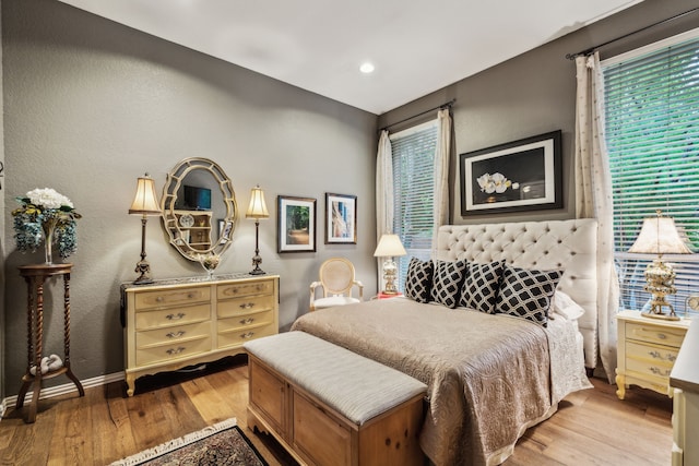 600 Loving Ct, Southlake, TX 76092 - bedroom featuring light wood-style flooring, baseboards, and recessed lighting