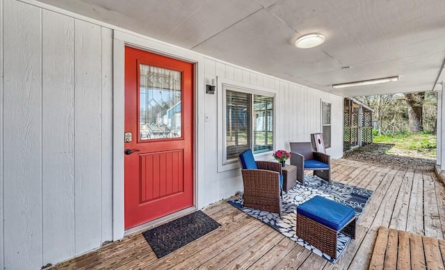 1835 Fort Graham Rd, Waco, TX 76705 - doorway to property featuring a deck