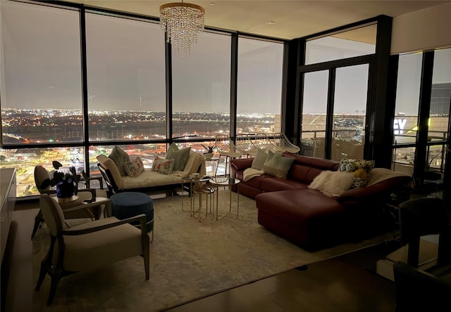 2200 Victory Ave Unit 2306, Dallas, TX 75219 - sunroom with a view of city