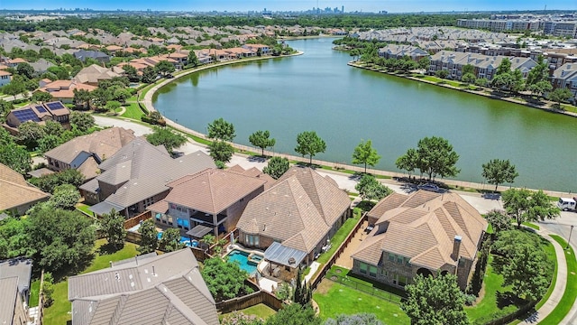 415 Fountainview Dr, Irving, TX 75039 - aerial view of residential area with a large body of water
