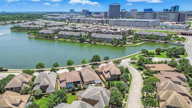 415 Fountainview Dr, Irving, TX 75039 - aerial perspective of suburban area with a large body of water