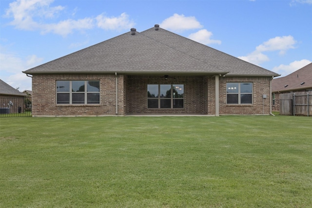 1028 Morningside Dr, Burleson, TX 76028 - back of house with brick siding and a shingled roof