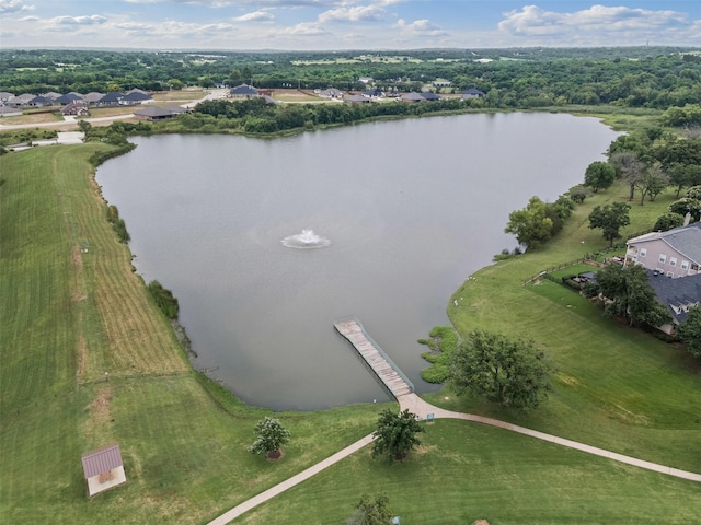 1028 Morningside Dr, Burleson, TX 76028 - aerial overview of property's location featuring a large body of water