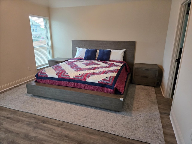 632 Yucca Ct, Aledo, TX 76008 - bedroom featuring wood finished floors and baseboards