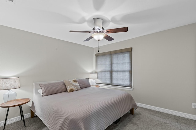 104 Crestwood Dr, Fort Worth, TX 76107 - carpeted bedroom featuring baseboards and ceiling fan