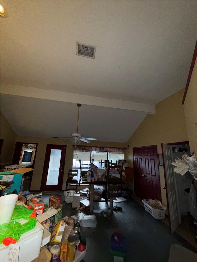 801 Micarta Dr, Mesquite, TX 75181 - living room with ceiling fan
