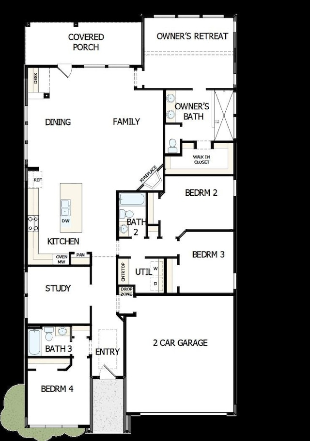 3228 Rawhide Dr, Mckinney, TX 75071 - property floor plan