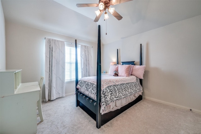 590 Willow Ridge Cir, Prosper, TX 75078 - carpeted bedroom with baseboards and ceiling fan