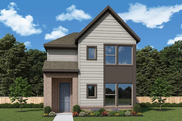 4813 Vizsla Ln, Mckinney, TX 75071 - rear view of house featuring roof with shingles