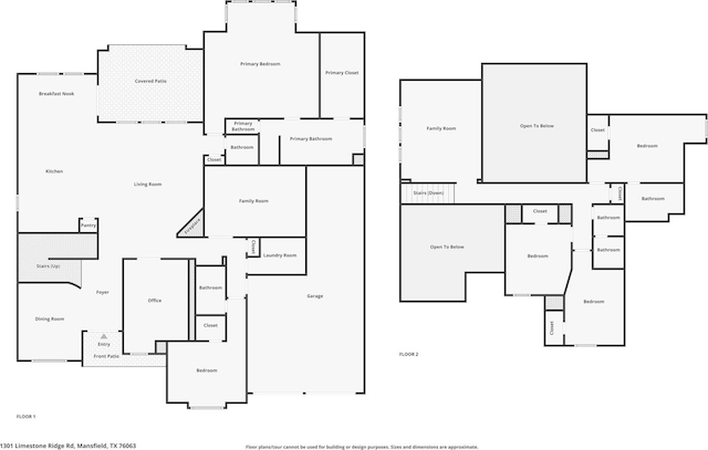 1301 Limestone Ridge Rd, Mansfield, TX 76063 - room layout
