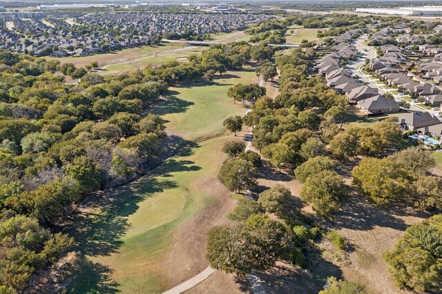 2748 Thorncreek Ln, Fort Worth, TX 76177 - aerial overview of property's location with a local golf course and nearby suburban area