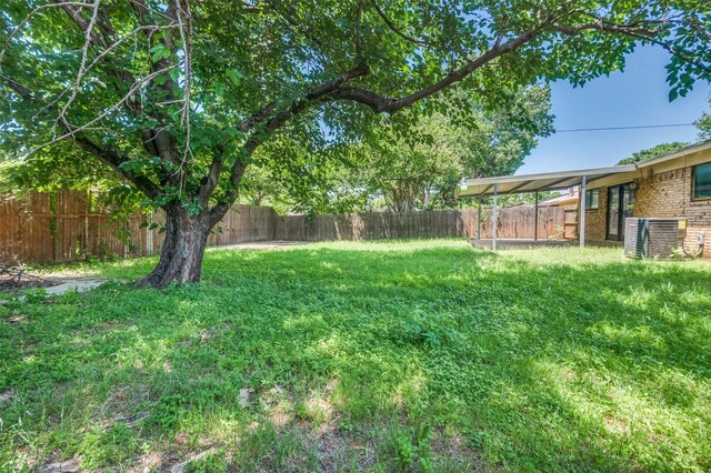 1709 Meadow Vly, Irving, TX 75060 - view of yard with central AC