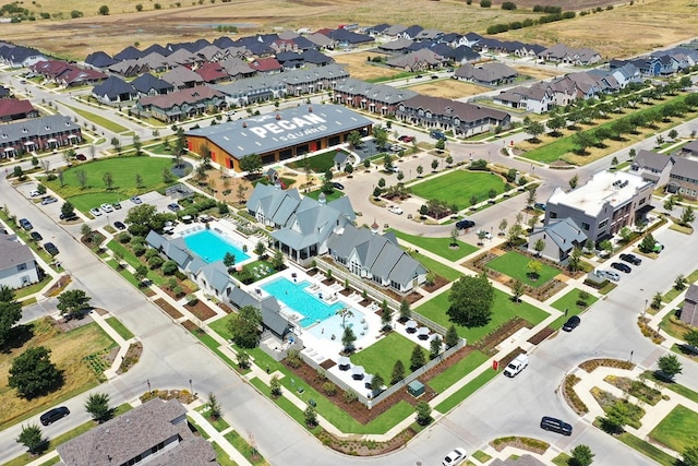 2103 Chance Ln, Northlake, TX 76247 - aerial view of property's location with a pool