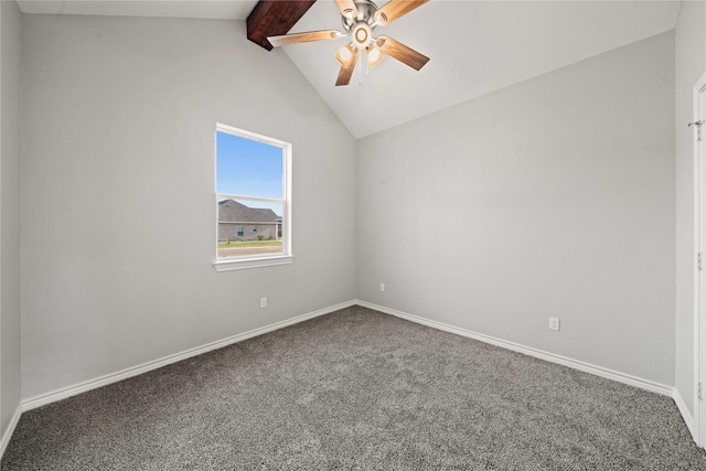 120 Hay Meadow Dr, Winona, TX 75792 - empty room featuring a ceiling fan, carpet, and baseboards