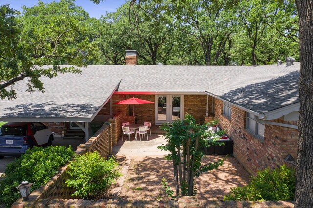 521 Brookview Dr, Hurst, TX 76054 - view of patio / terrace with an outdoor living space