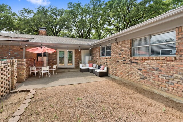 521 Brookview Dr, Hurst, TX 76054 - fenced backyard featuring outdoor dining area and a patio area