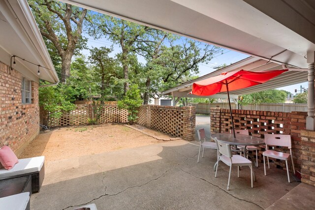 521 Brookview Dr, Hurst, TX 76054 - view of patio with entry steps