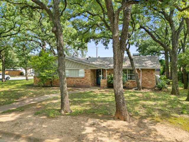 521 Brookview Dr, Hurst, TX 76054 - bird's eye view of a tree filled landscape