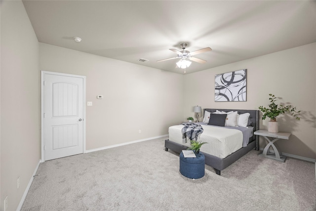 1825 Sanderlain Ln, Allen, TX 75002 - carpeted bedroom featuring baseboards and ceiling fan