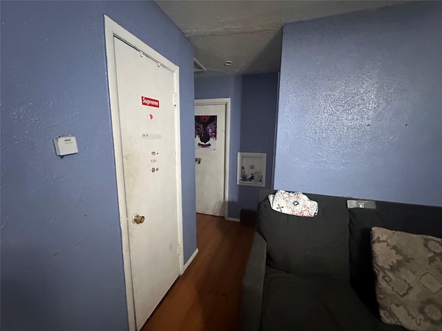 133 E Wanda Dr, Garland, TX 75040 - corridor with wood finished floors